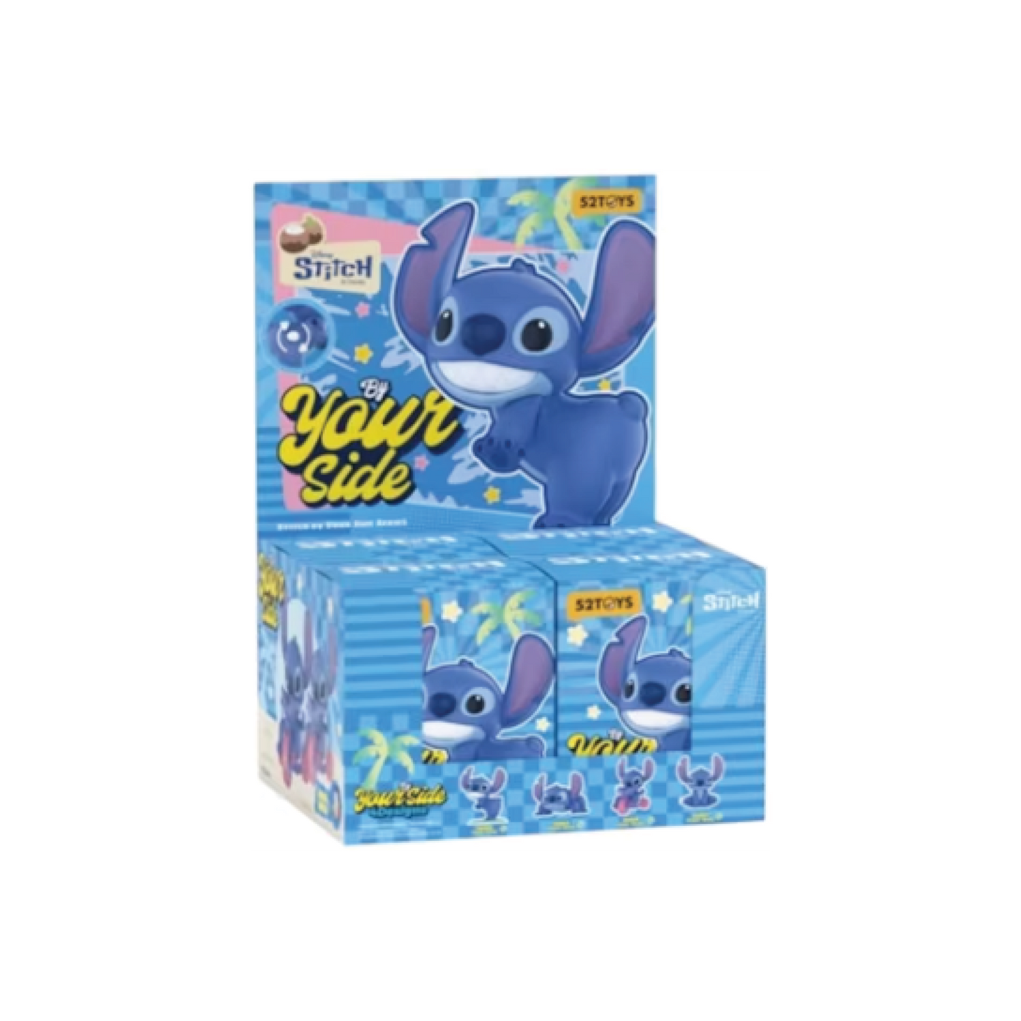 52Toys Disney Stitch By Your Side Wind-up Toy Sealed Case (4 Blind Box)