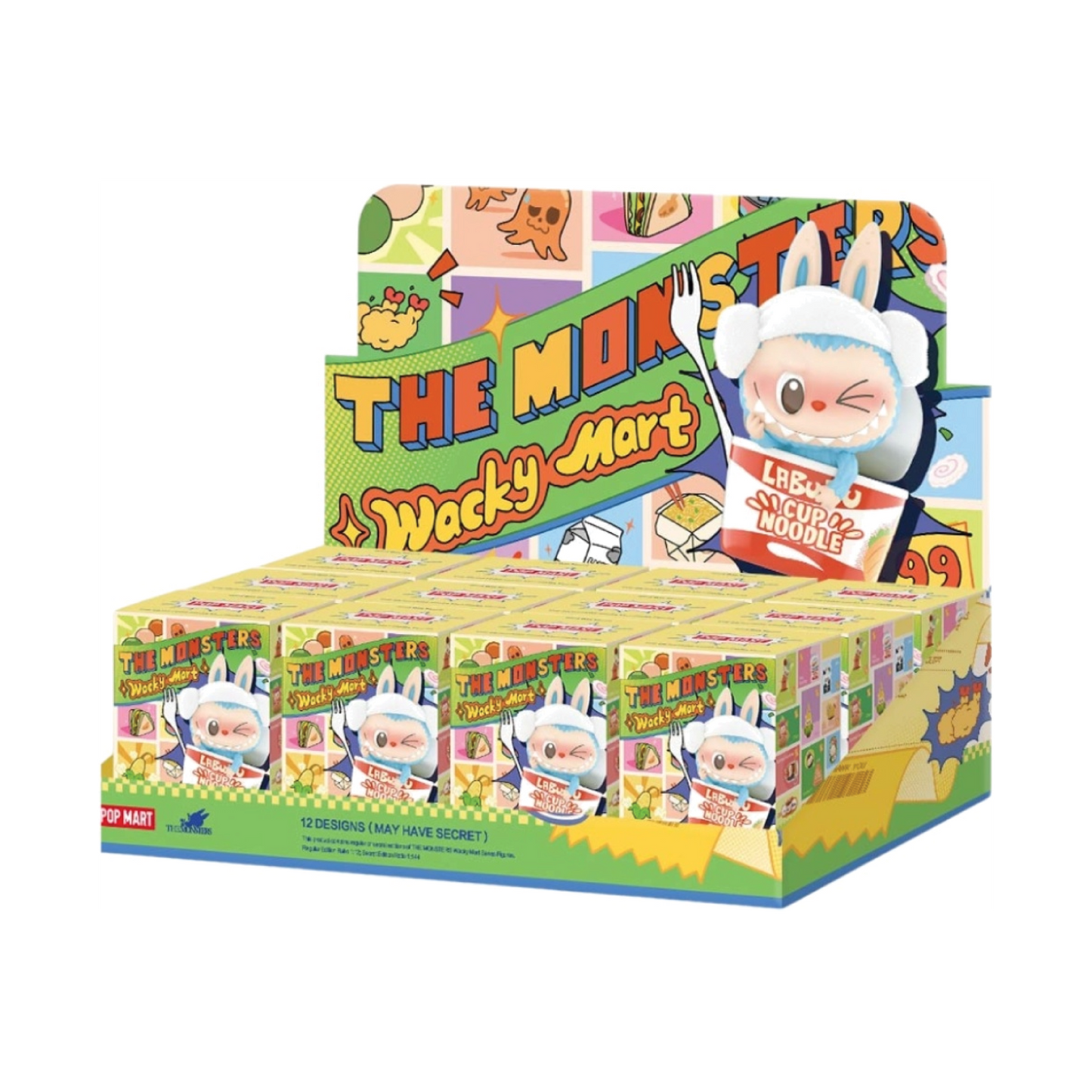 Pop Mart Labubu The Monsters Wacky Mart Series Figure Sealed Case