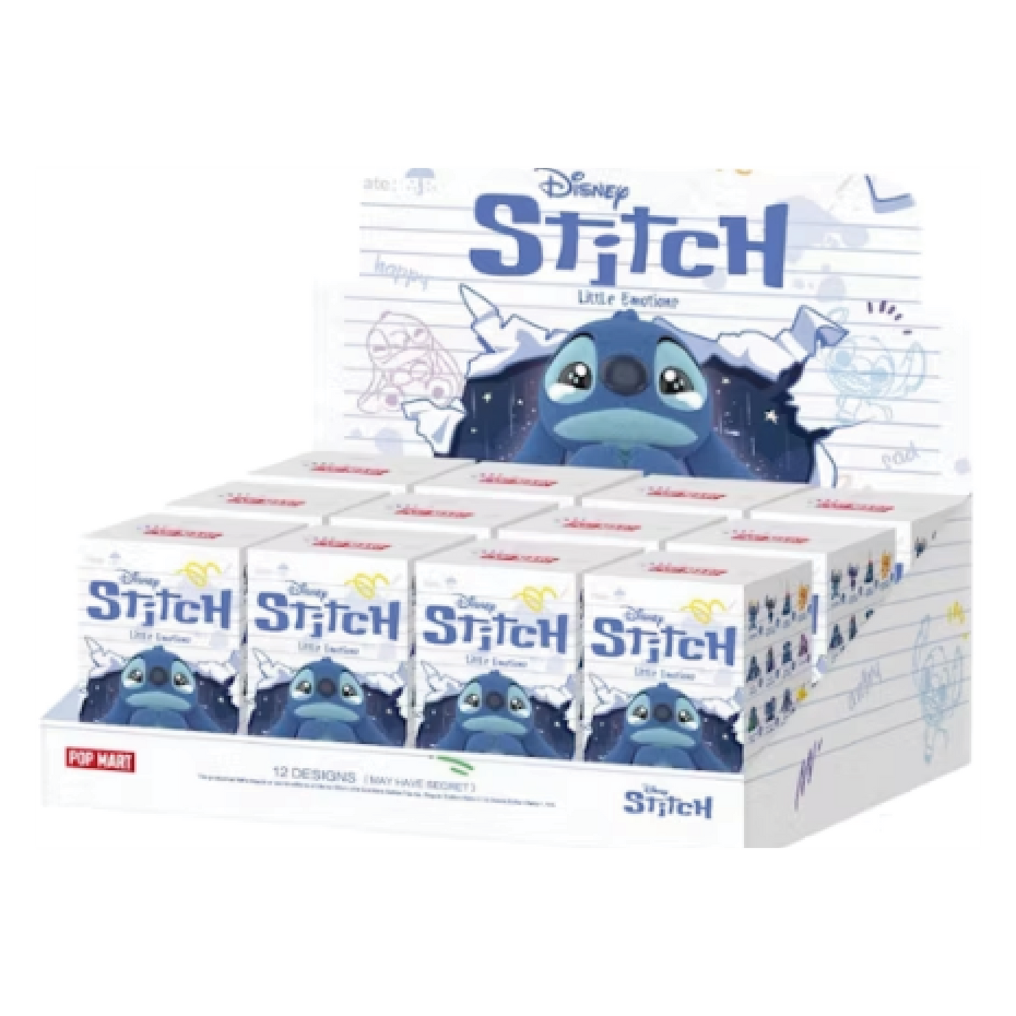 Pop Mart Disney Stitch Little Emotions Series Figure Sealed Case (12 Blind Box)