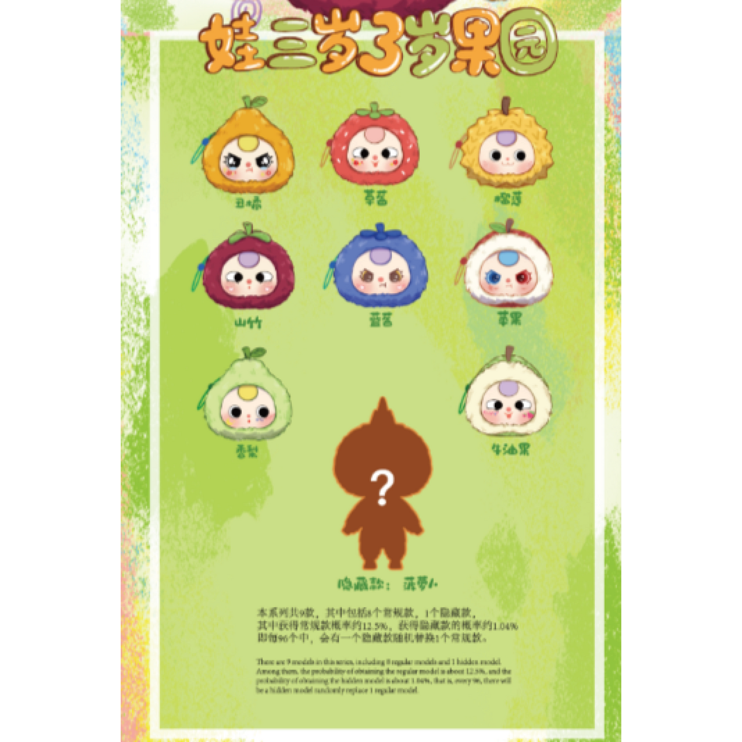 BabyThree Orchard Plush 8 Blind Box