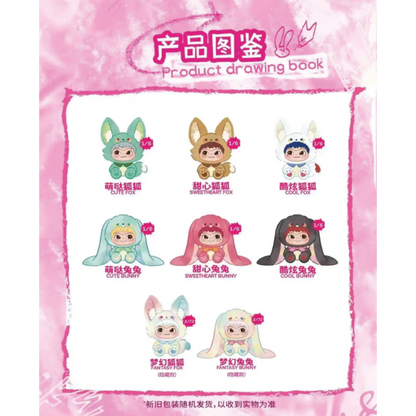 Wakuku Fox & Bunny Trick or Treat Series