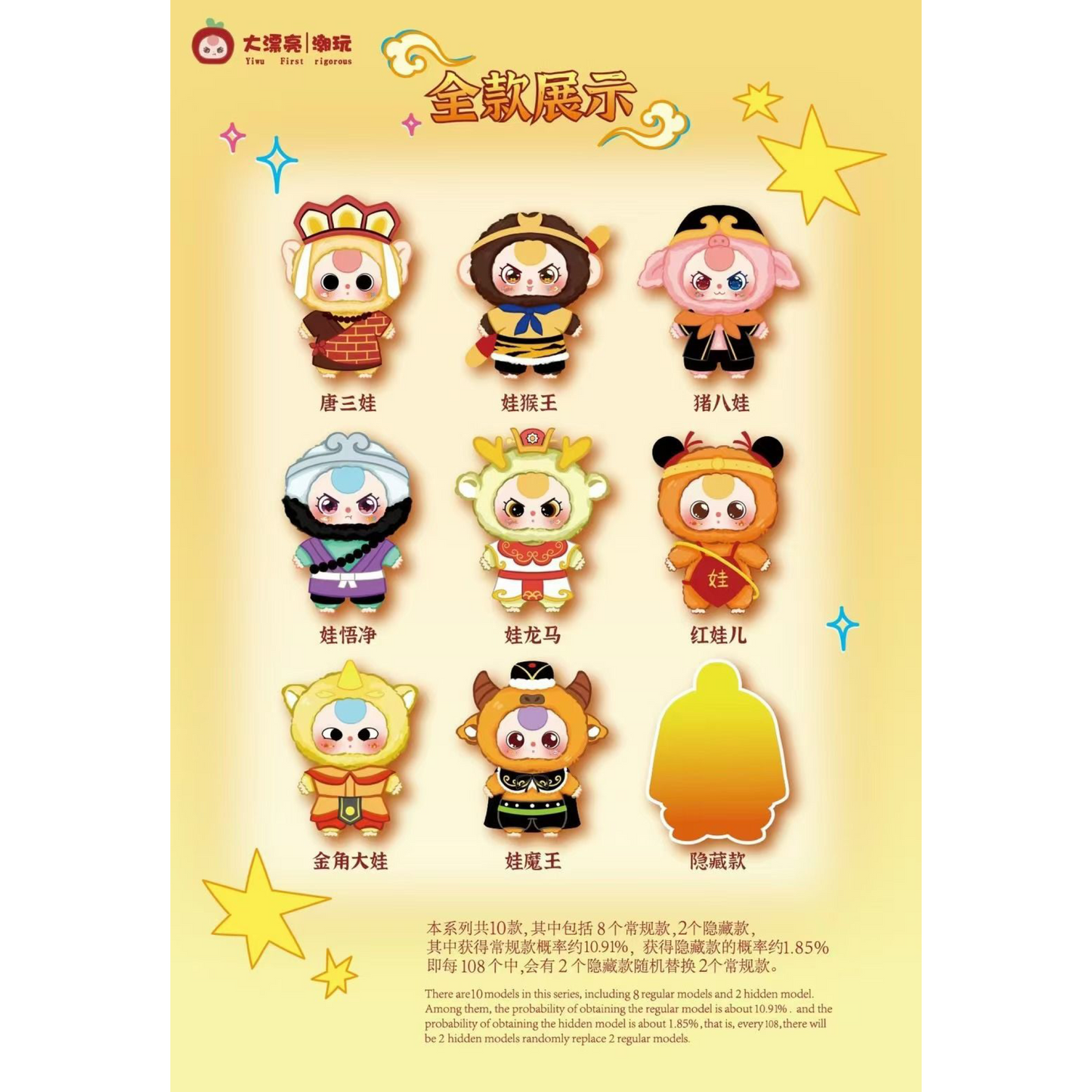 BabyThree Havoc In Heaven 8 Blind Box