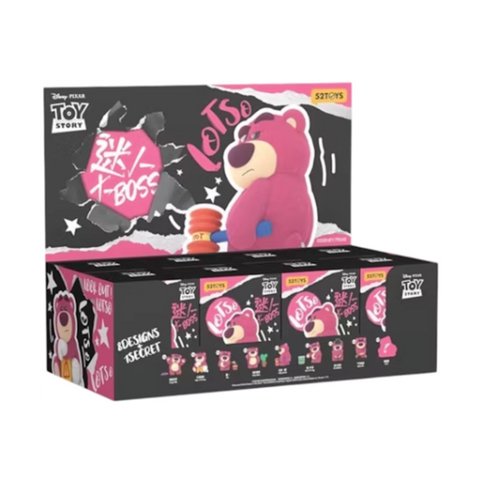52Toys Disney Pixar Toy Story Lotso Charming Boss Figure Sealed Case (8 Blind Box)