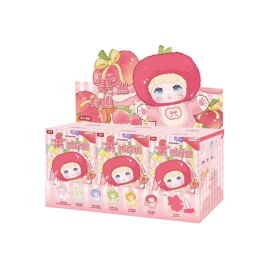 Miniso Top Toy Nommi Interesting Funny Fruits Series Plush Sealed Case (6 Blind Boxes)