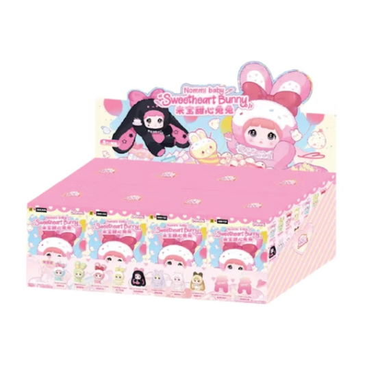 Miniso Top Toy Nommi Baby Sweetheart Bunny Plush Sealed Case (8 Blind Boxes)