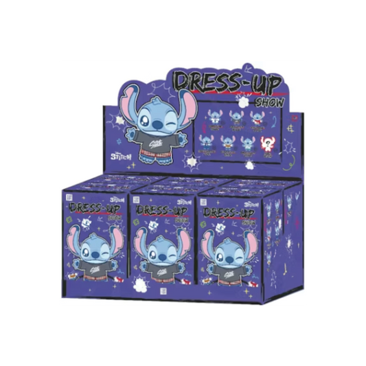 Miniso Top Toy Disney Stitch Dress Up Show Series Plush Sealed Case (6 Blind Box)