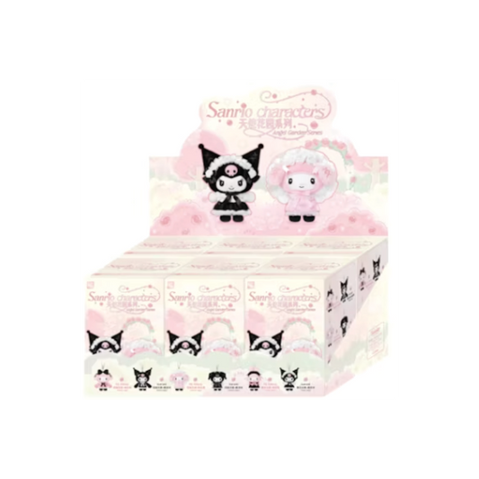 Miniso Top Toy Sanrio Characters Angel Garden Series Plush Vinyl Keychain Sealed Case (6 Blind Box)