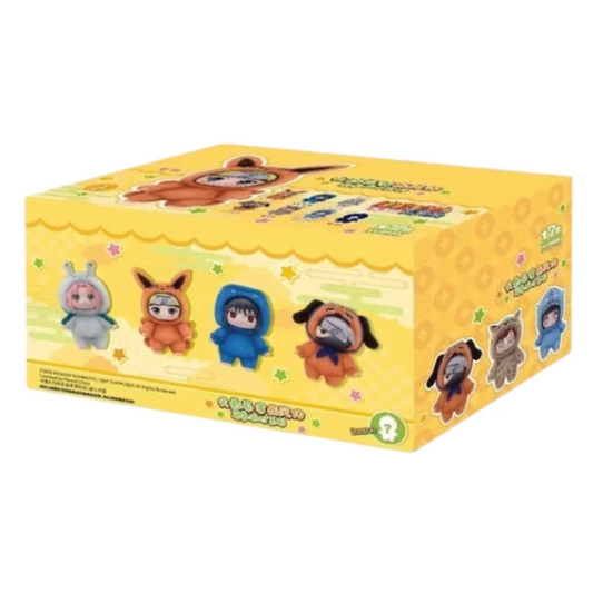 Miniso Top Toy Naruto Beast Party Plush Keychains Sealed Case (6 Blind Box)