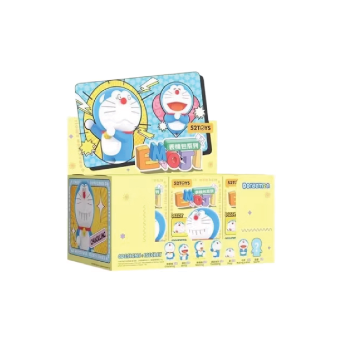 52Toys Doraemon Emoji Series Figure Sealed Case (6 Blind Box)